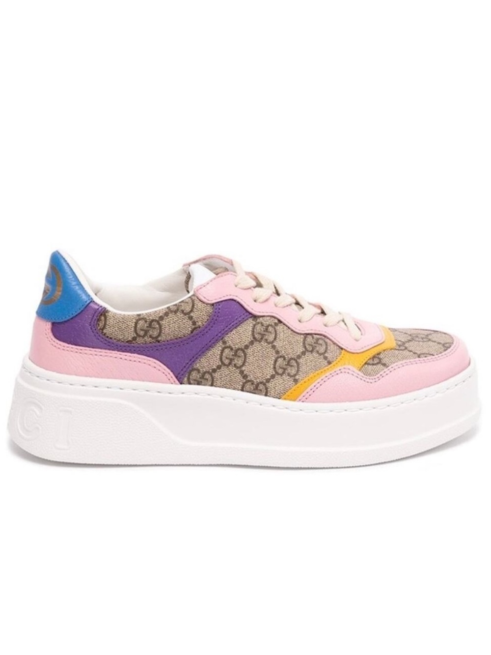 GUCCI Chunky GG supreme logo leather sneakers - Picture 1 of 5